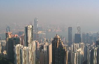 Hong Kong skyline from the Island