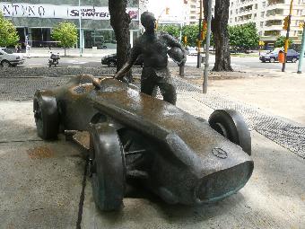 Bronze of Juan Fangio