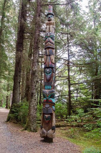 Totem pole at Sitka