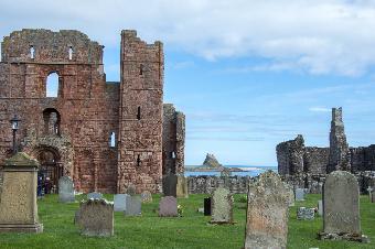 Holy Island from Lindisfarne Priory