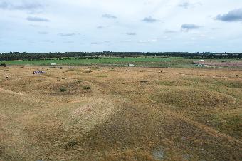 Imprint of the boat at the King's burial mound