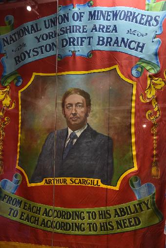 Arthur Scargill flag